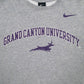 Mens Grey Nike Grand Canyon University Crewneck Jumper