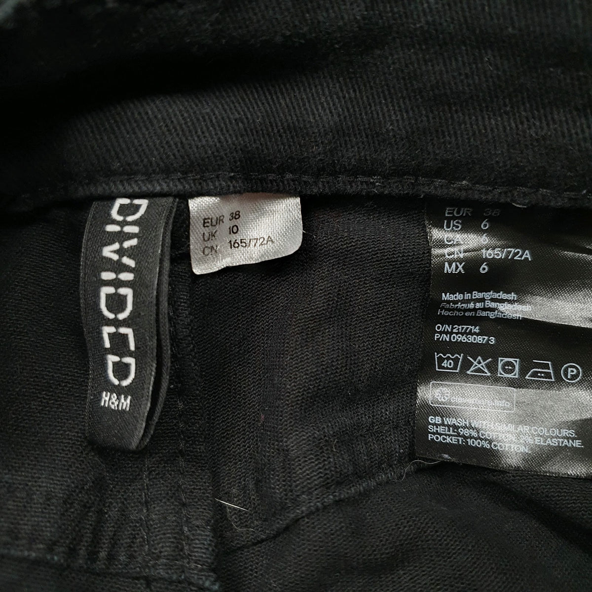 Womens Black H&M   Jeans