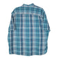 Mens Blue L.L.Bean Linen Mixture  Shirt