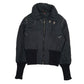 Womens Black Nineteen Seventy Windbreaker Padded  Coat