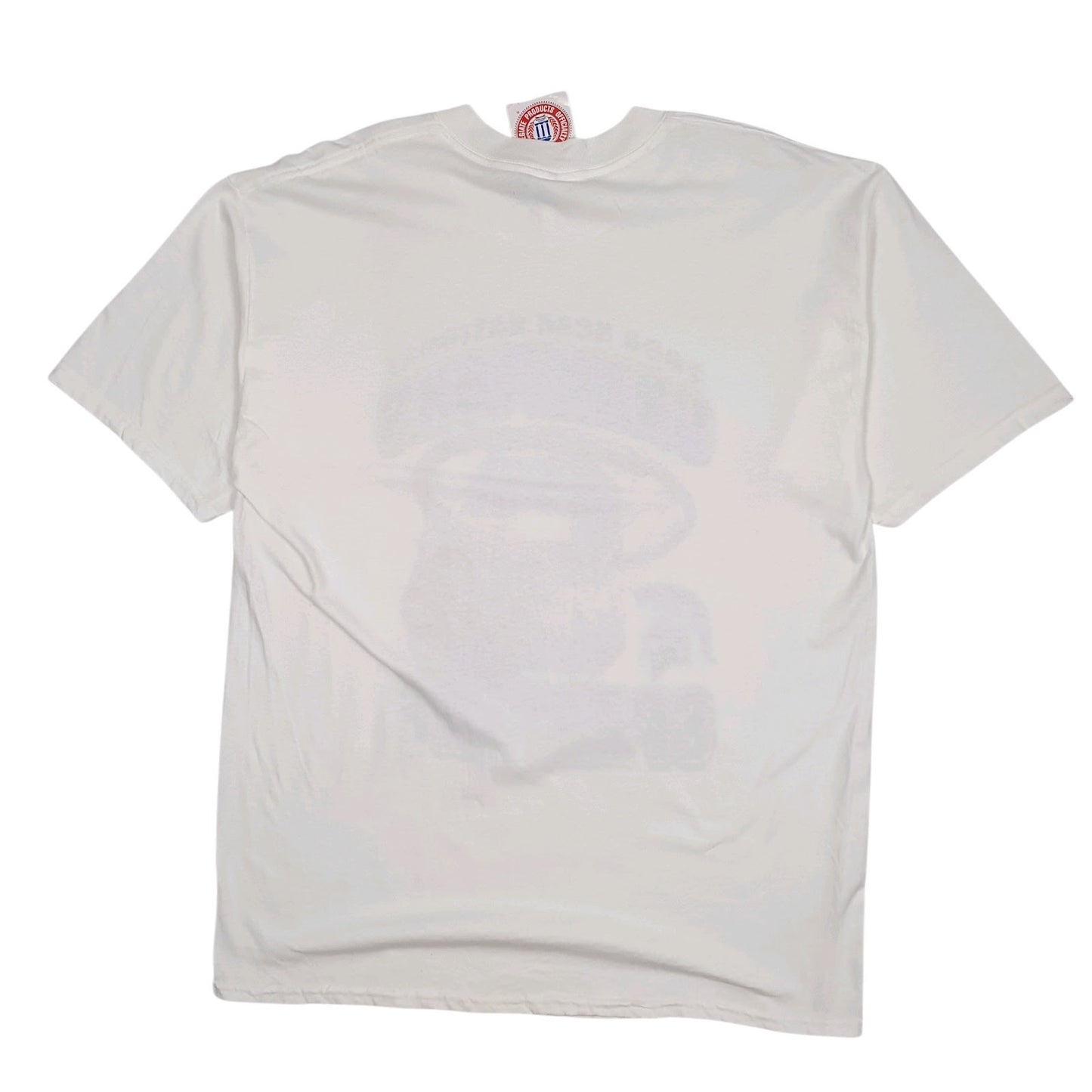 Mens White Gildan NCAA Champions Spartans Vintage 2000  T Shirt