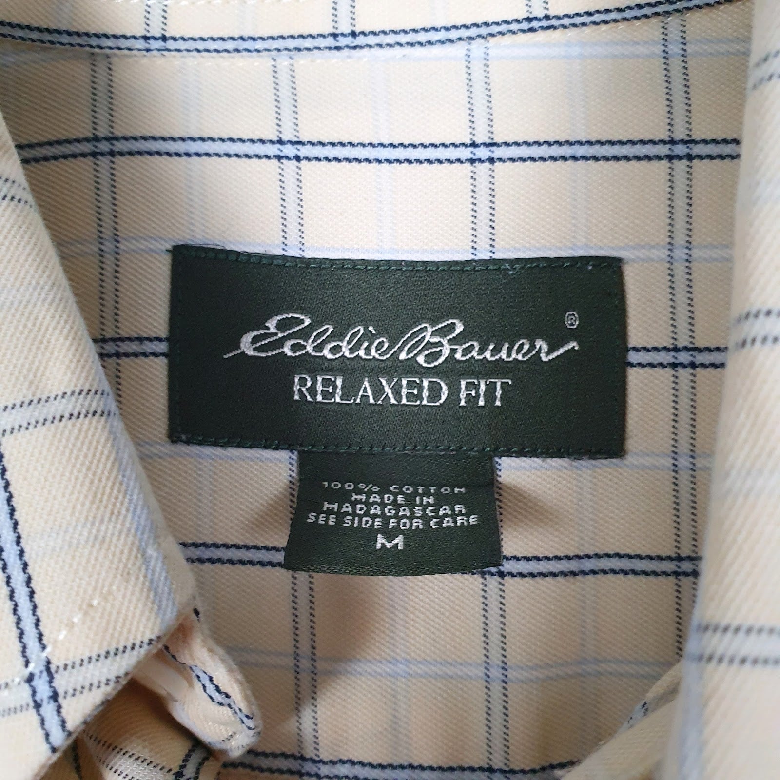 Mens Yellow Eddie Bauer   Shirt