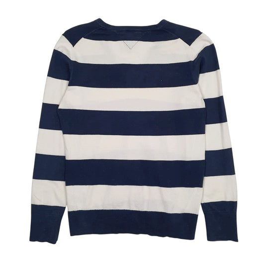 Mens Navy Tommy Hilfiger  V Neck Jumper