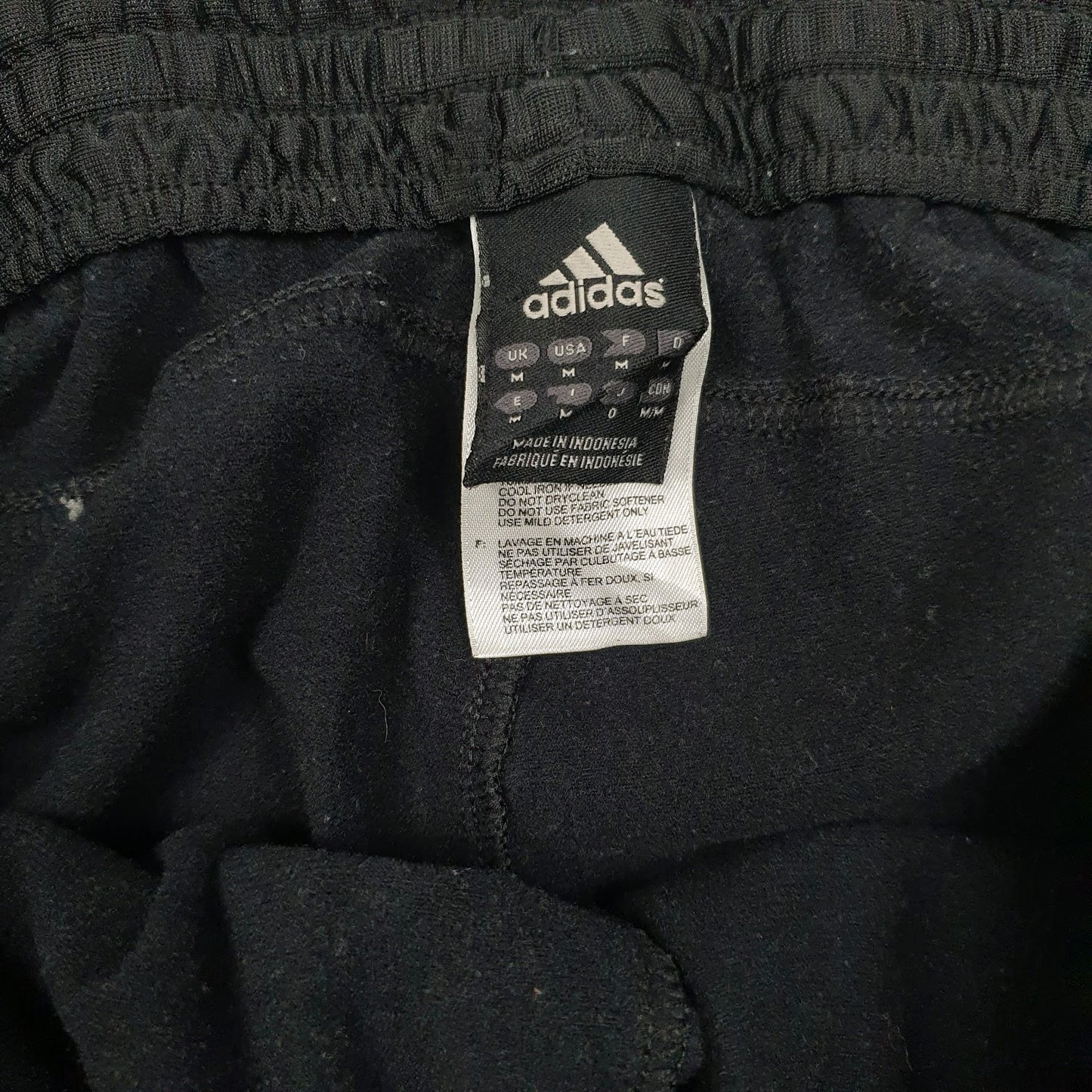 Mens Black Adidas Vintage 00s  Trousers