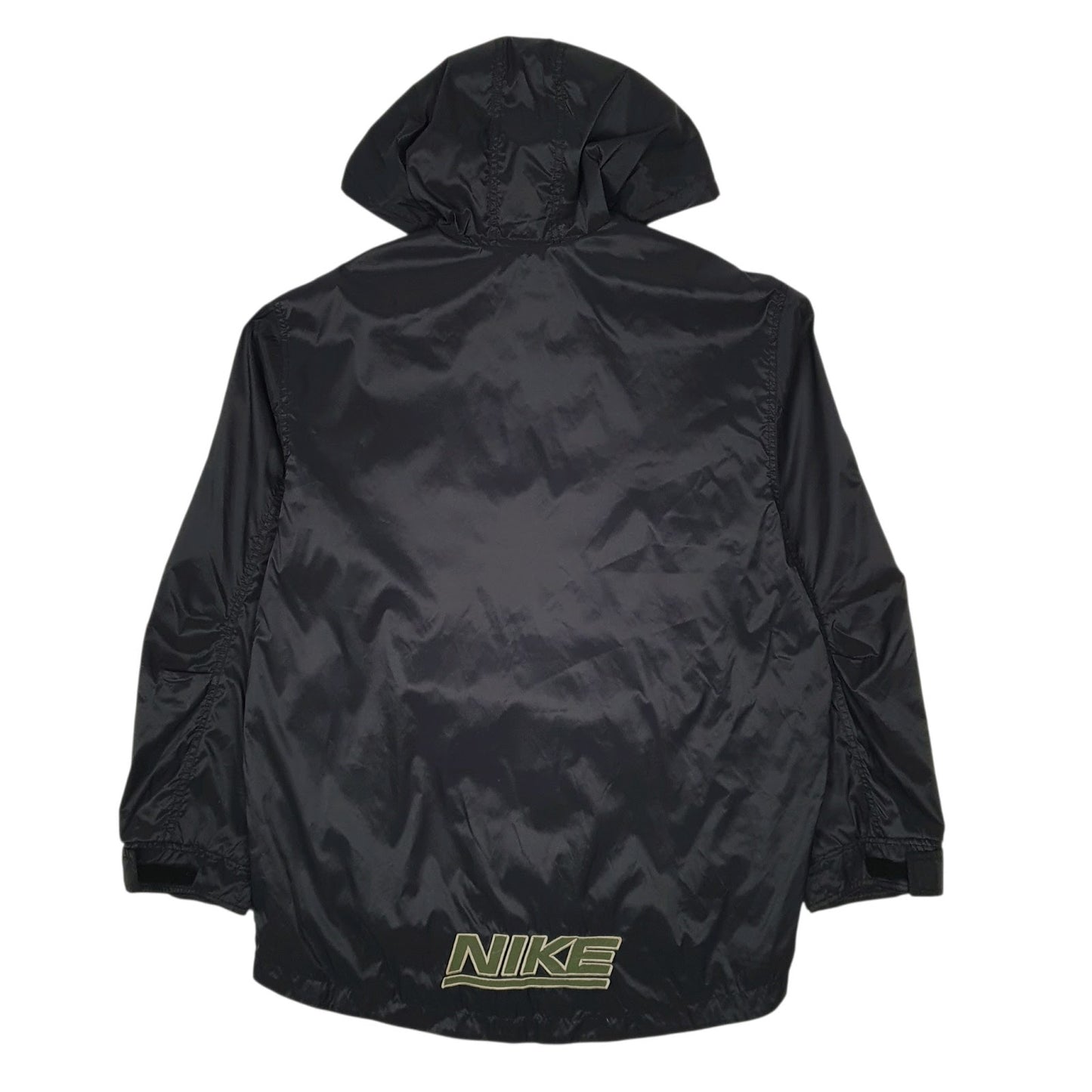 Mens Black Nike Vintage 90s Pullover Smock Quarter Zip Coat
