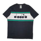 Mens Black Diadora  Short Sleeve T Shirt
