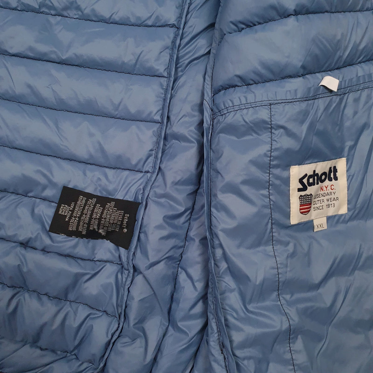 Womens Black Schott Gilet  Coat