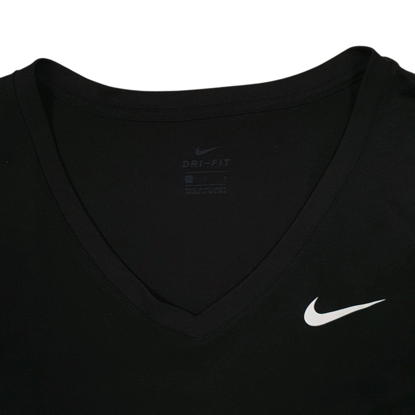 Womens Black Nike Dri Fit  T Shirt