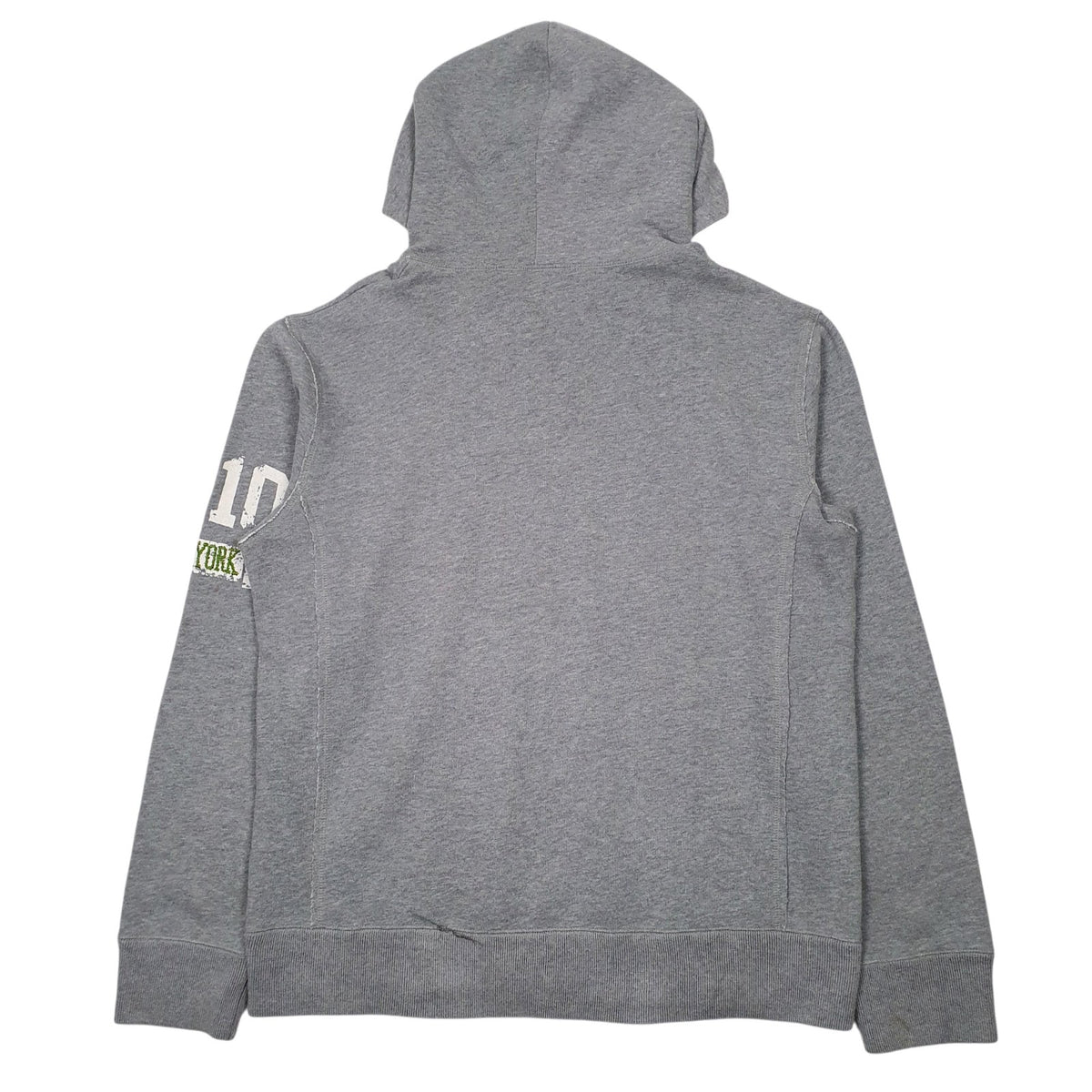 Mens Grey Everlast Spellout Hoodie Jumper