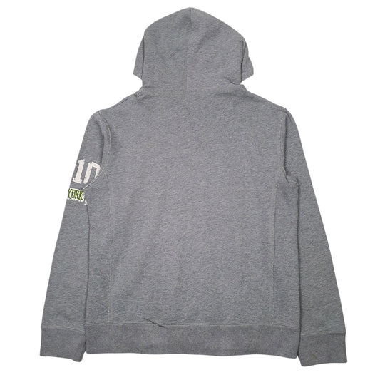 Mens Grey Everlast Spellout Hoodie Jumper