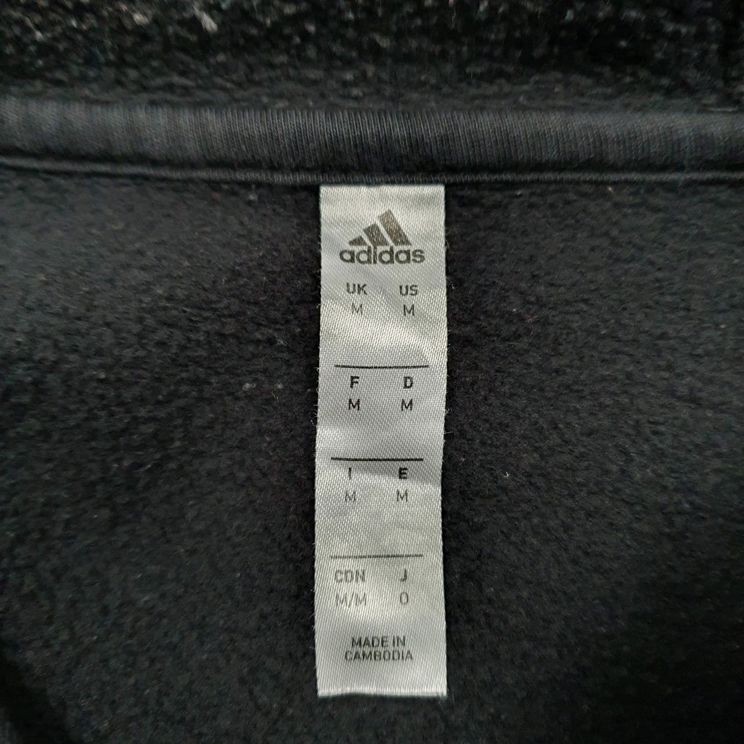 Mens Black Adidas  Hoodie Jumper