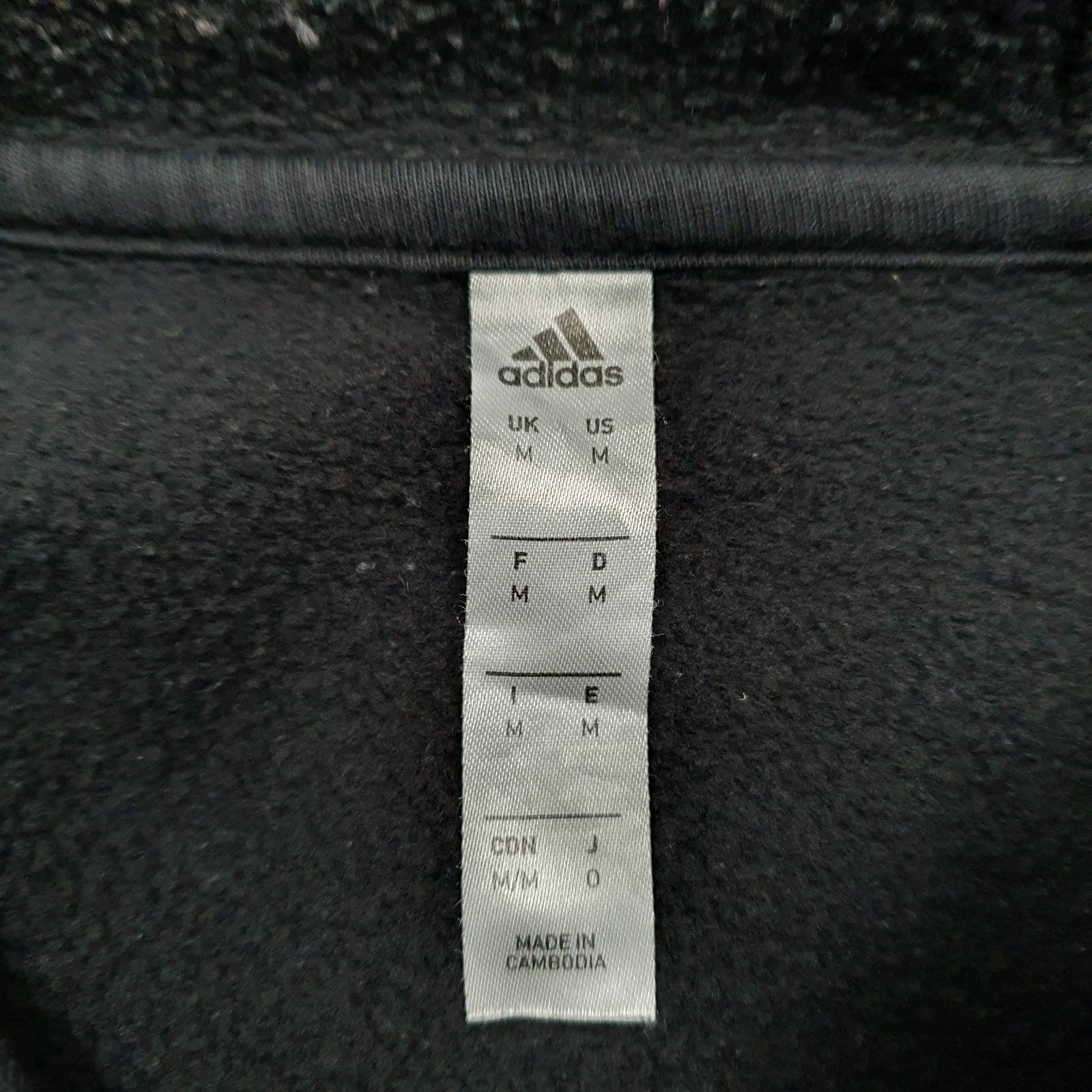 Mens Black Adidas  Hoodie Jumper