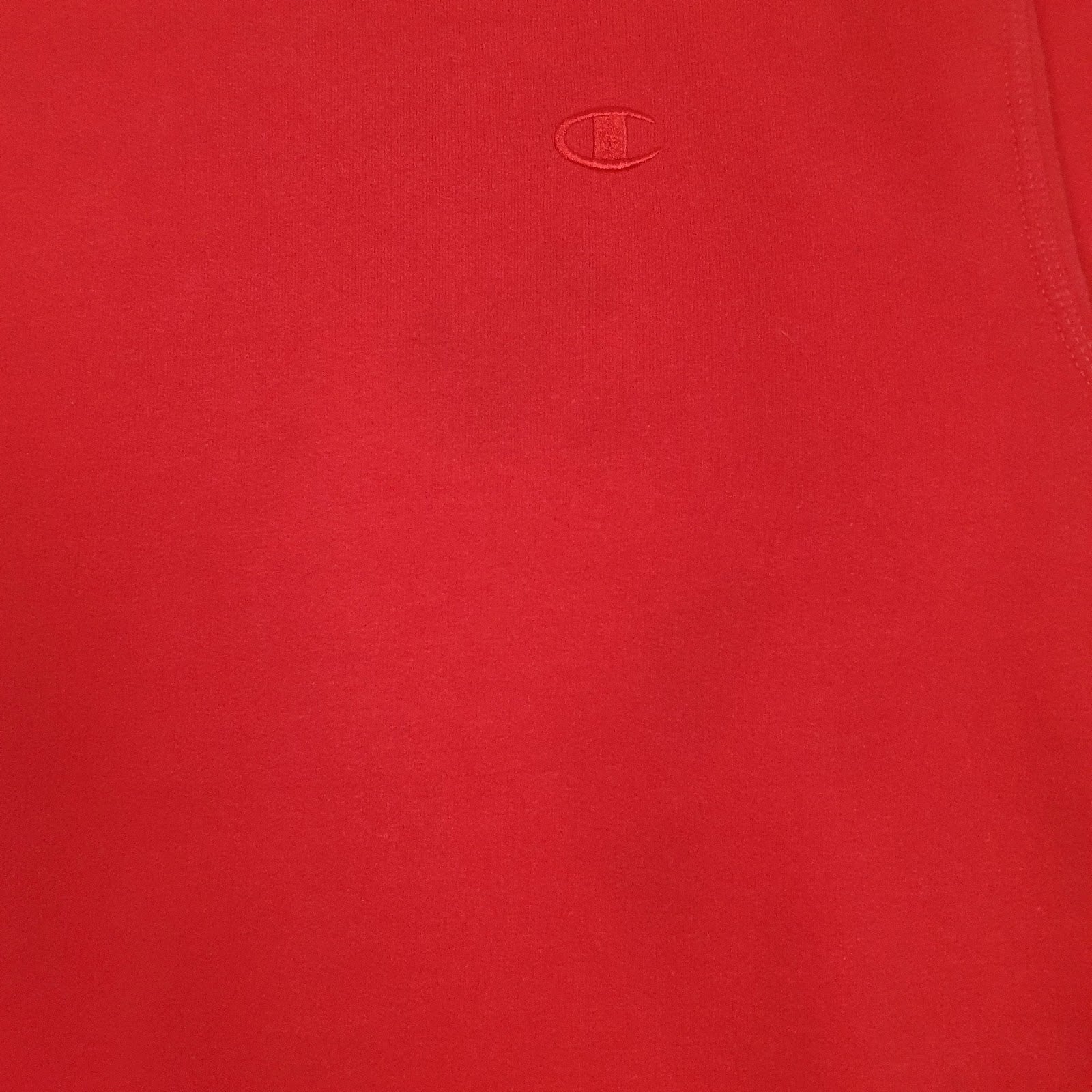 Mens Red Champion  Crewneck Jumper