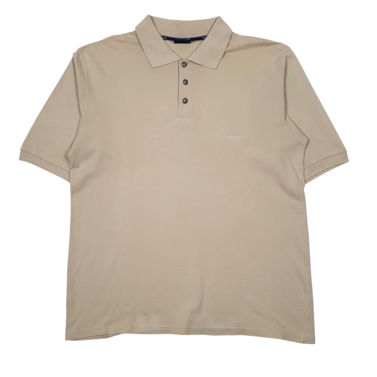 Mens Brown Trussardi Jeans  Short Sleeve Polo Shirt