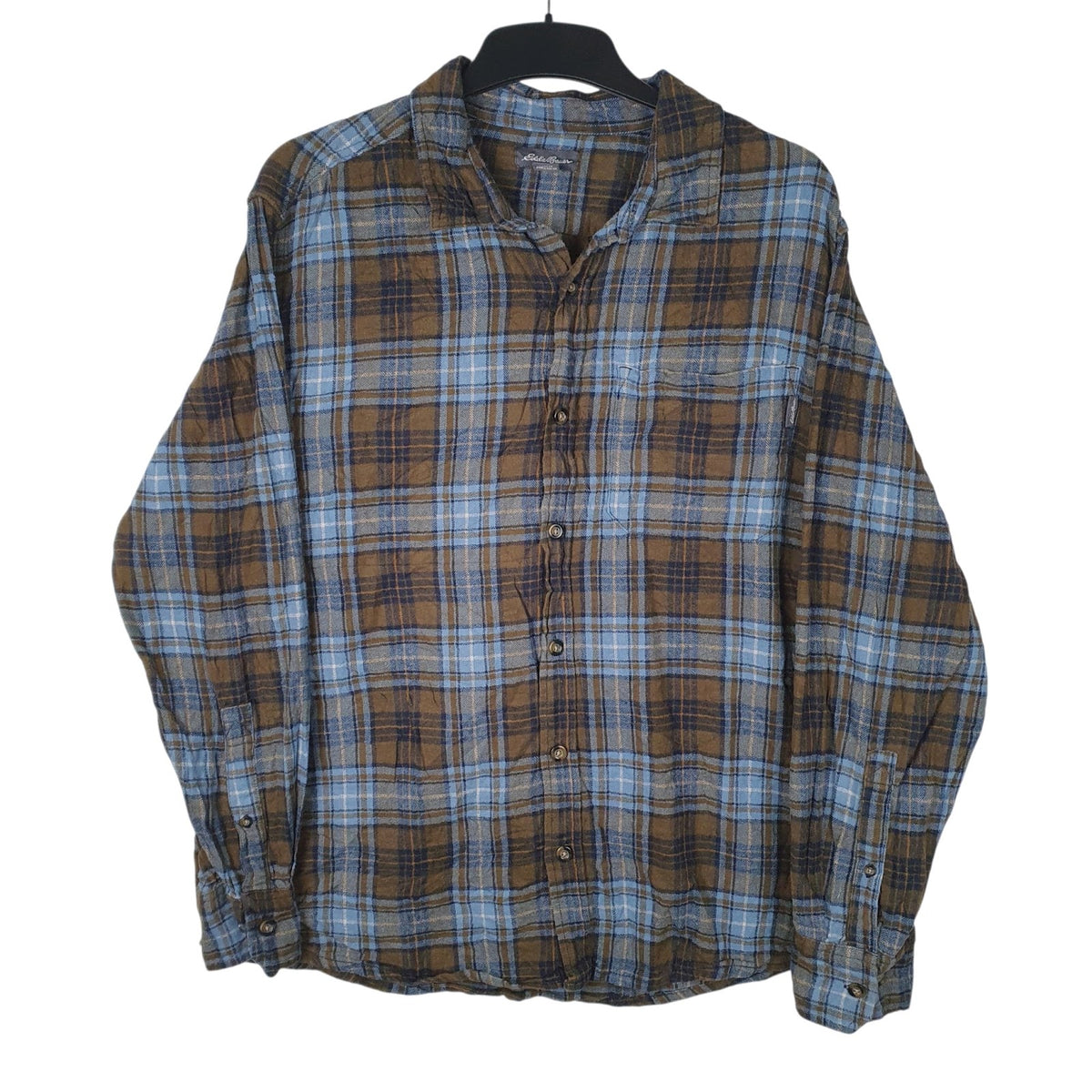 Mens Brown Eddie Bauer  Long Sleeve Shirt