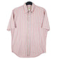 Mens Pink L.L.Bean Vintage 90s Made In USA Short Sleeve Shirt