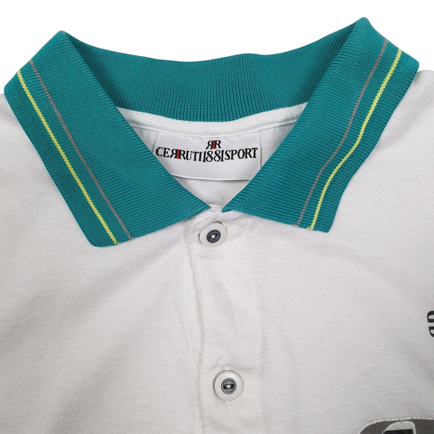 Mens White Cerruti Sport   Polo Shirt