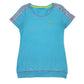 Womens Blue Adidas  Short Sleeve T Shirt