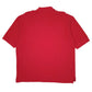 Mens Red Walt Disney World  Hoodie Polo Shirt