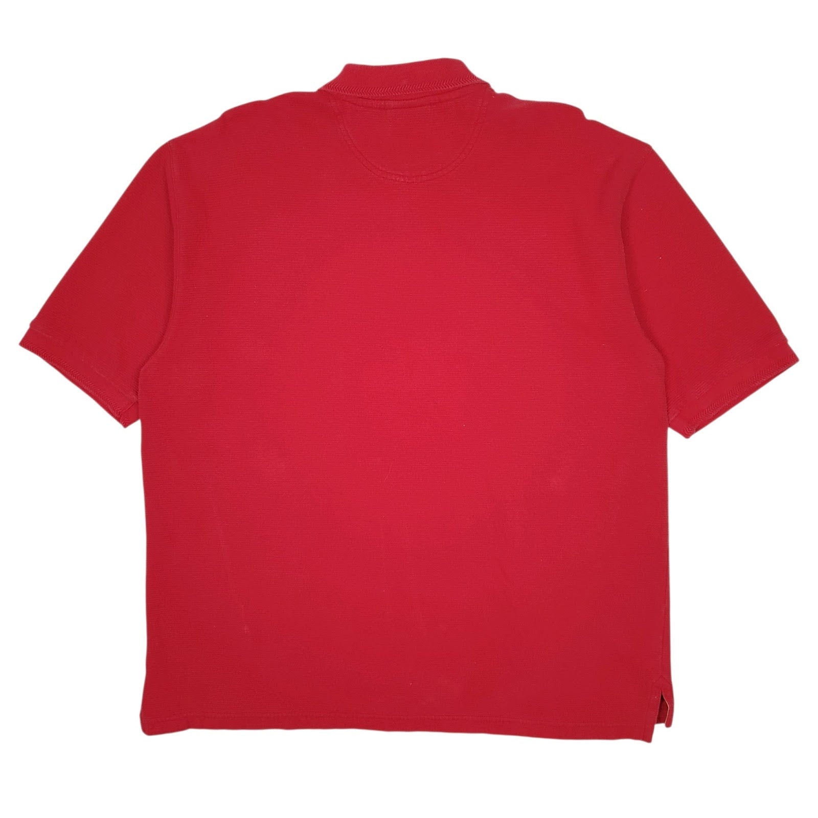 Mens Red Walt Disney World  Hoodie Polo Shirt