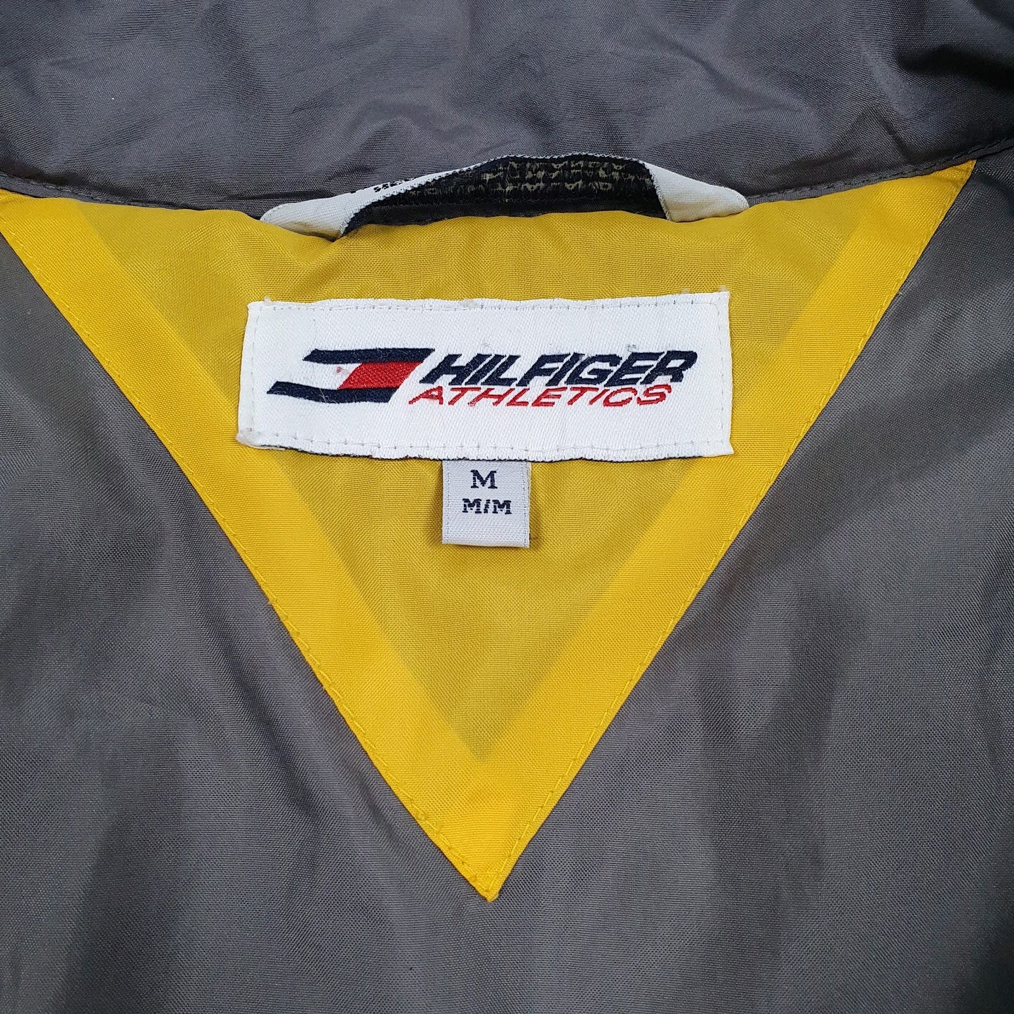Mens White Tommy Hilfiger Athletic Padded Crewneck Coat