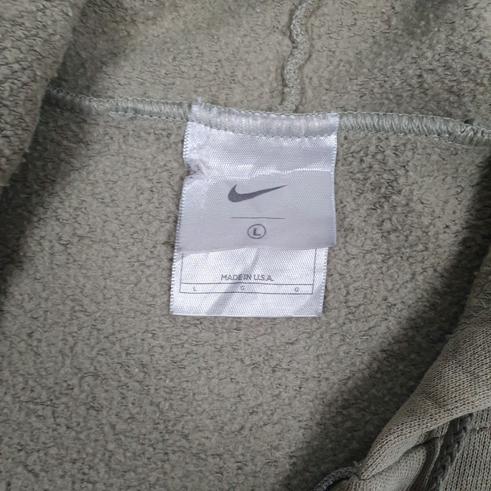 Mens Green Nike  Full Zip Jumper