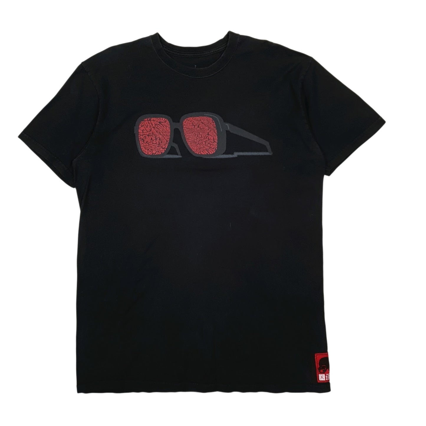 Mens Black Nike Air Jordan Basketball Short Sleeve T Shirt