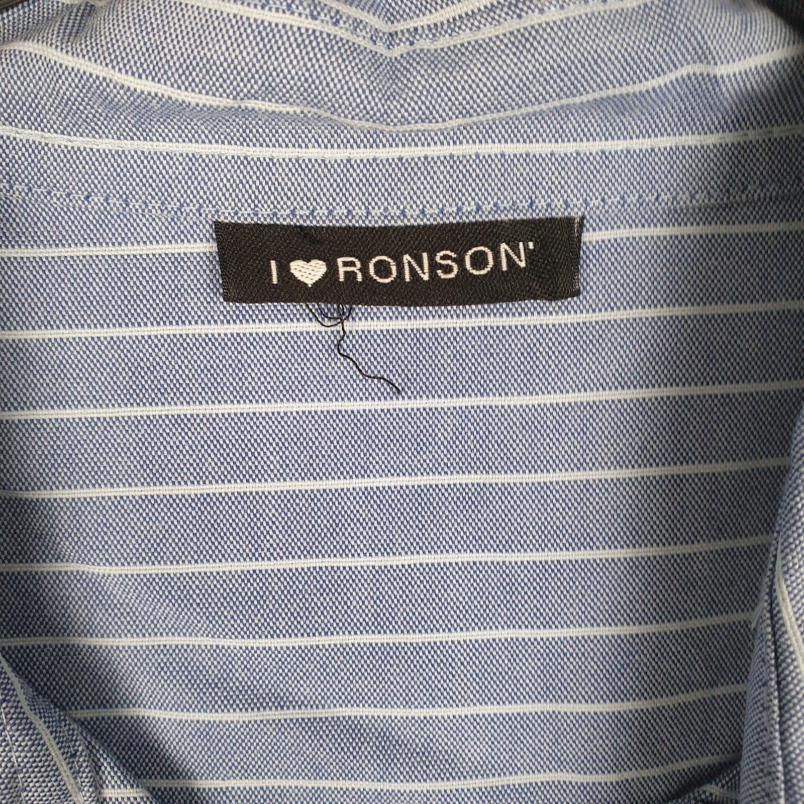 Womens Blue I Love Ronson   Dress