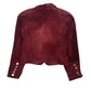 Womens Burgundy Frey Vintage  Coat