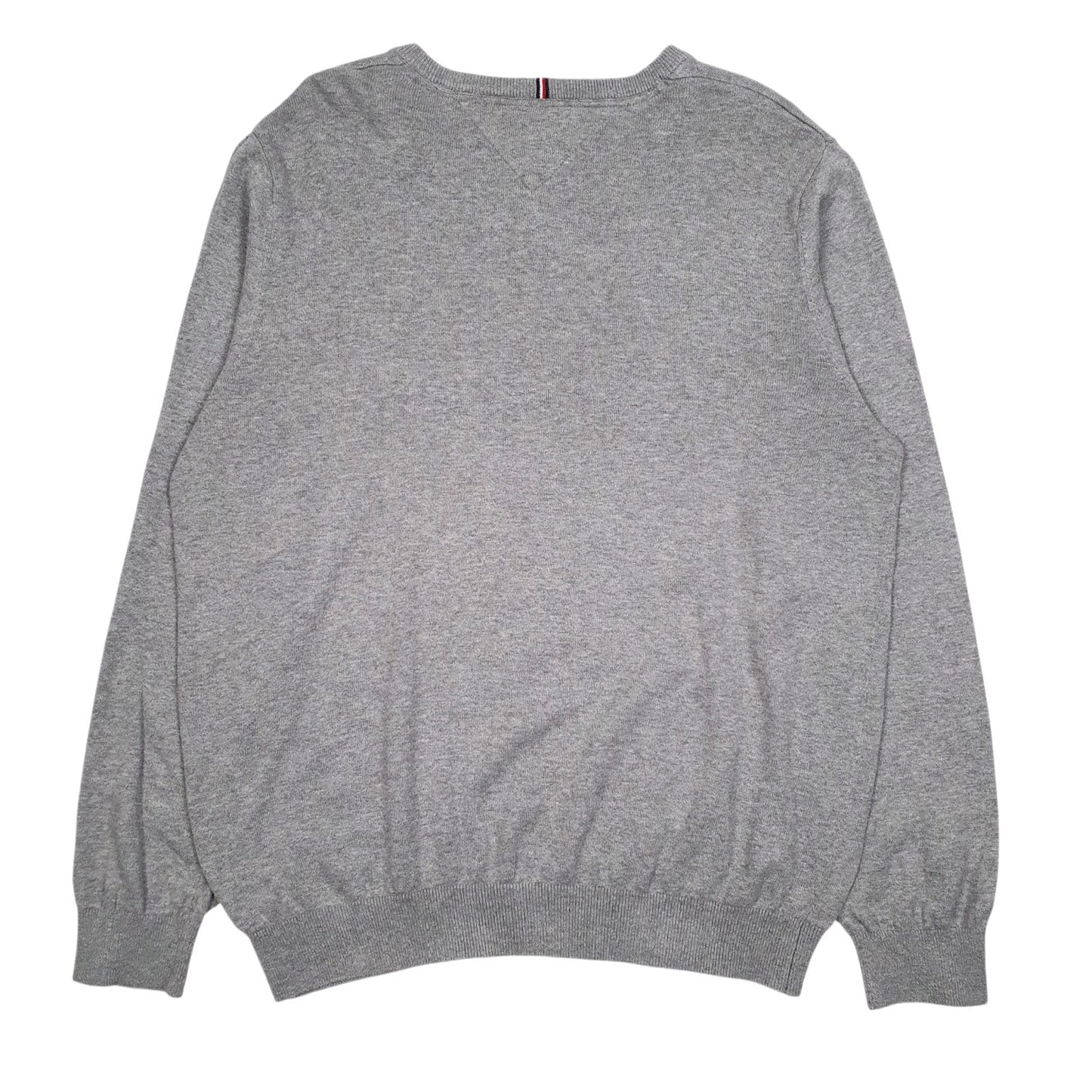 Mens Grey Tommy Hilfiger  Crewneck Jumper