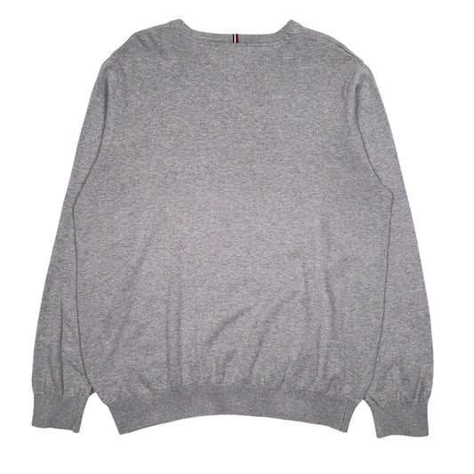 Mens Grey Tommy Hilfiger  Crewneck Jumper