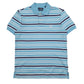 Mens Blue Chaps  Short Sleeve Polo Shirt