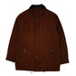 Mens Brown Morella Faux Suede Hunting  Coat