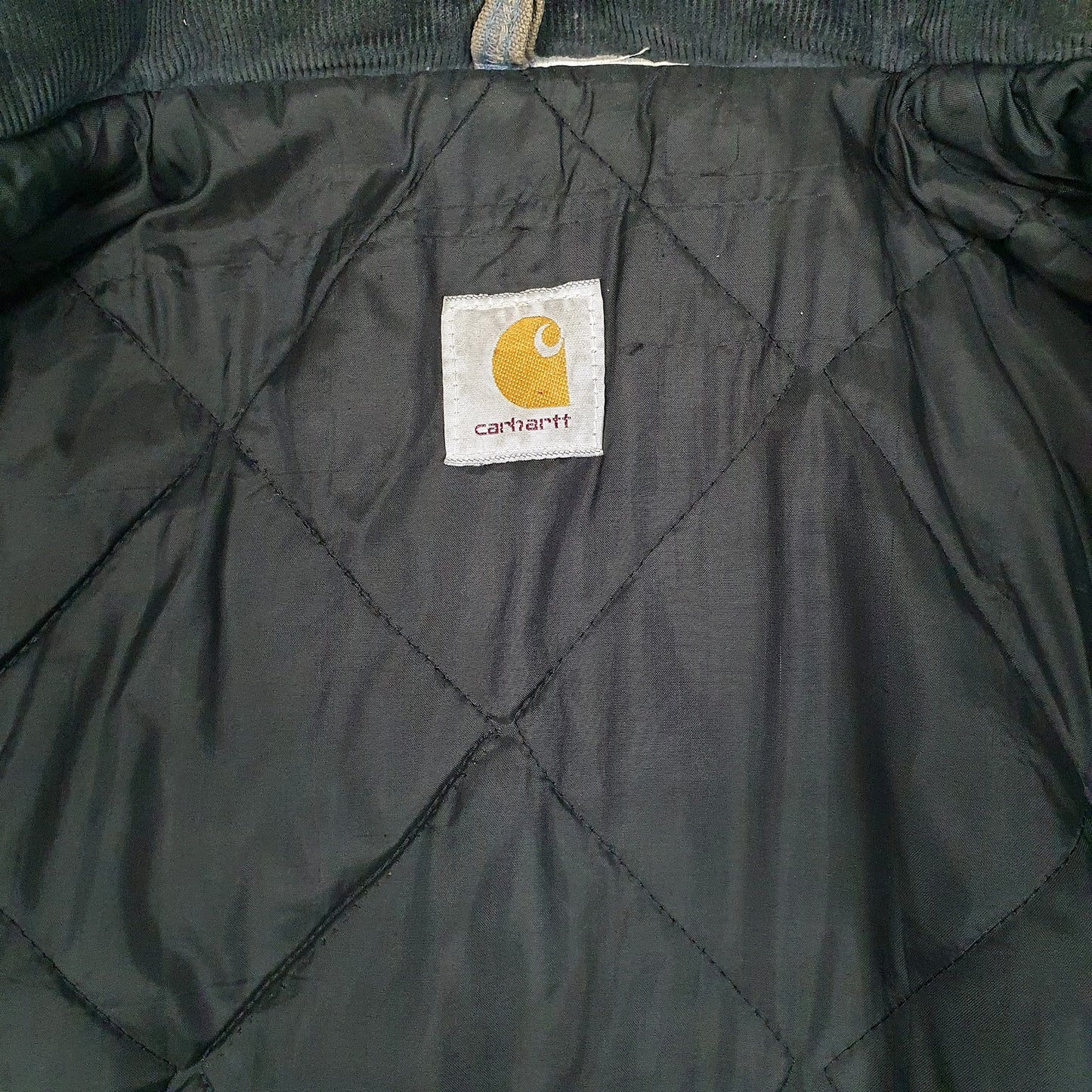Mens Blue Carharrt Field Chore Workwear Full Zip Coat