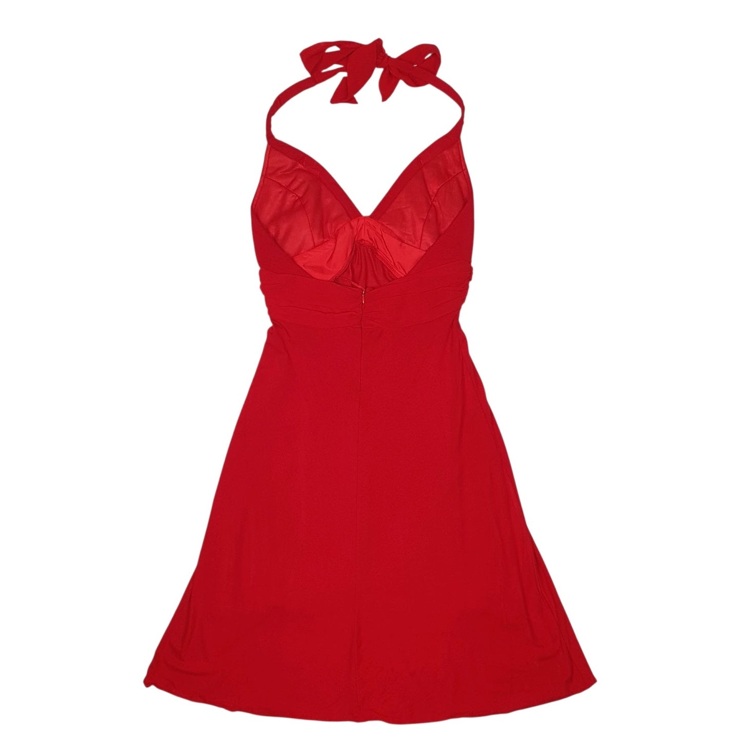 Womens Red Sasch Evening Party  Dress