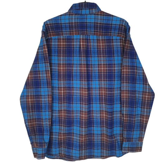 Mens Blue L.L.Bean Flannel  Shirt