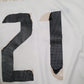 Mens White Nike Freiburger FC Football Jersey  T Shirt