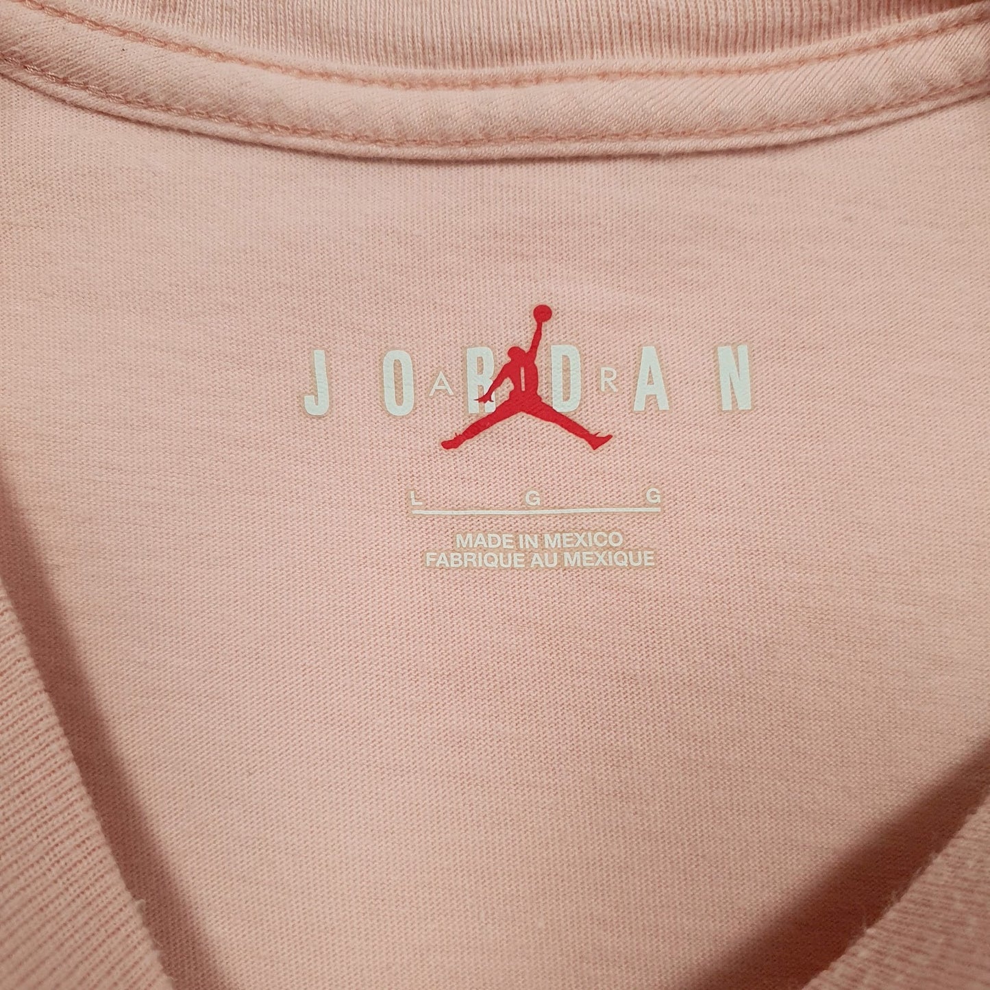 Mens Pink Nike Air Jordan Jump Man  T Shirt