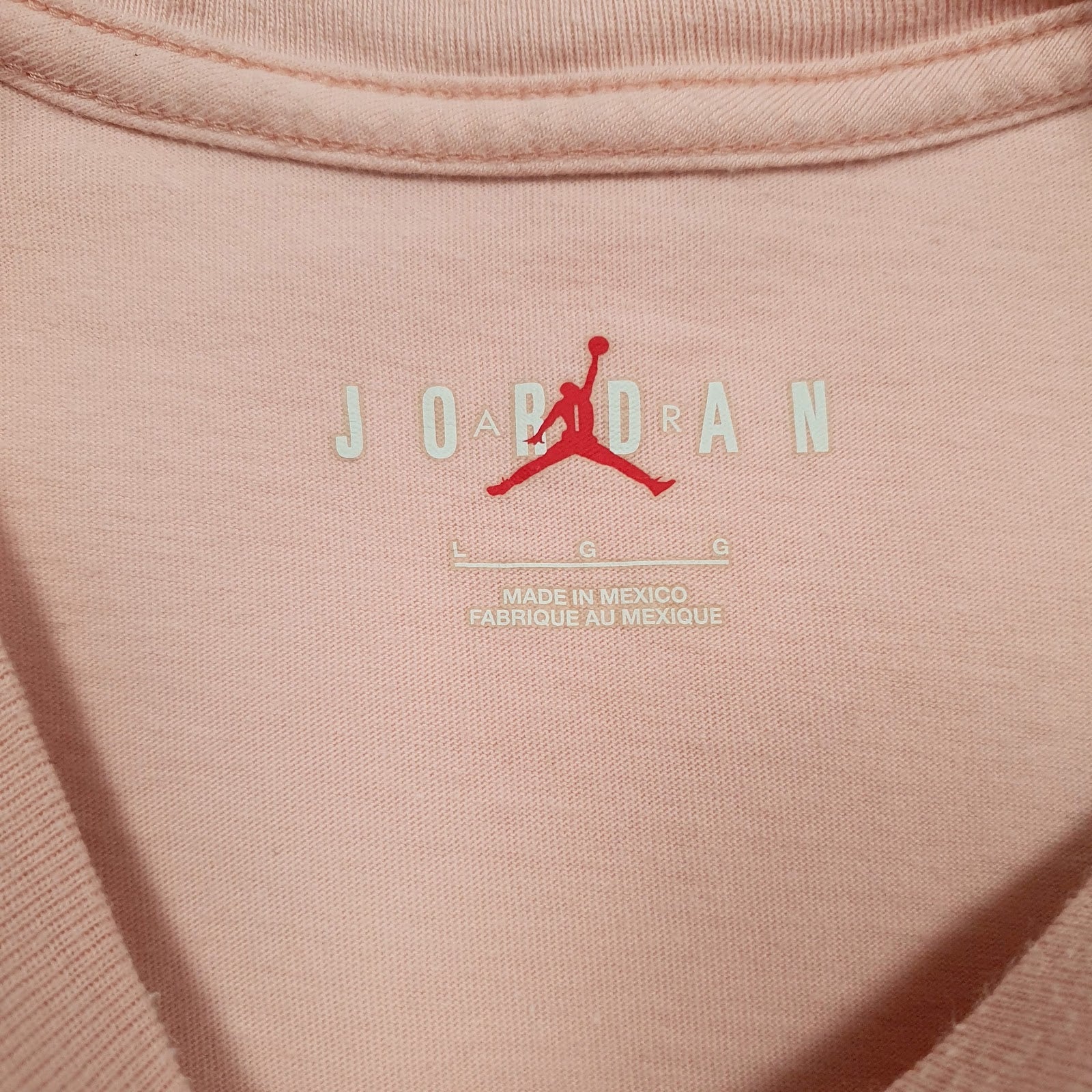 Mens Pink Nike Air Jordan Jump Man  T Shirt