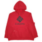 Mens Red Columbia Sportswear Company Spellout Hoodie Jumper