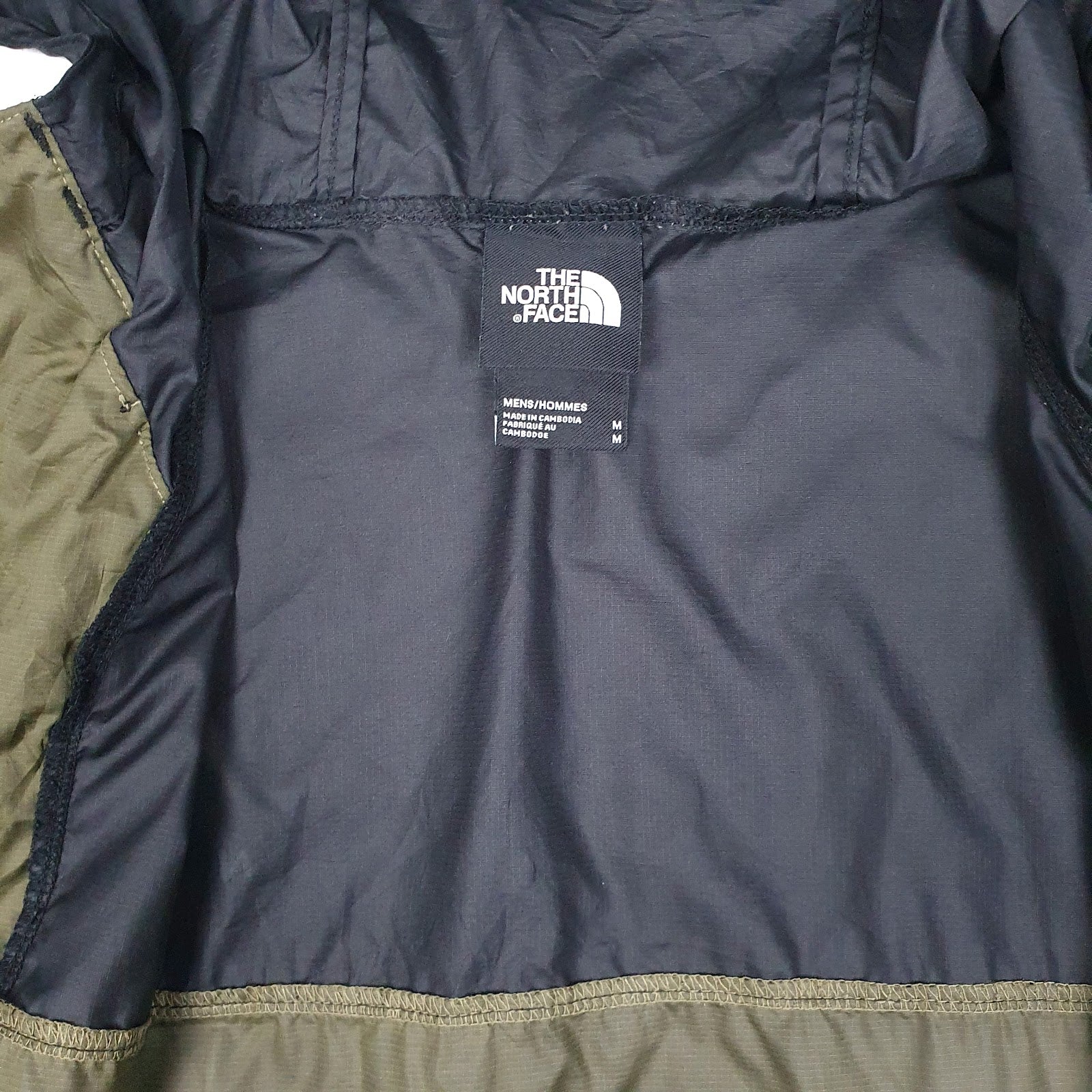 Mens Green The North Face Windwall Hoodie Coat