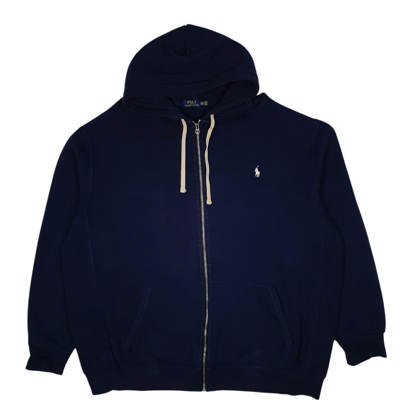 Mens Navy Polo Ralph Lauren Hoodie Full Zip Jumper