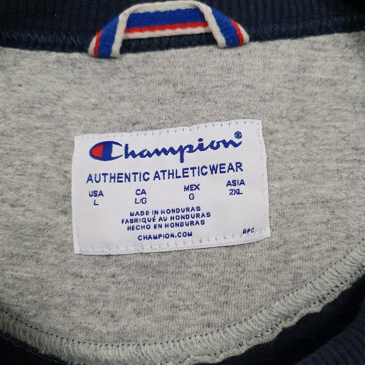 Mens Navy Champion  Crewneck Jumper