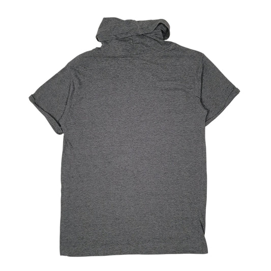 Mens Grey Unbranded American Eagle Freedom Turtle Neck  T Shirt