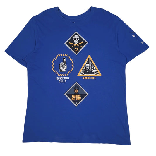 Mens Blue Nike  Short Sleeve T Shirt