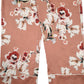 Womens Orange Zara Floral Print  Trousers