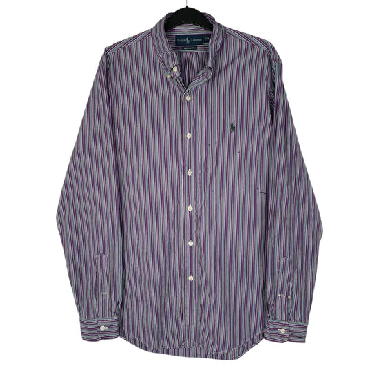 Mens Purple Ralph Lauren  Long Sleeve Shirt