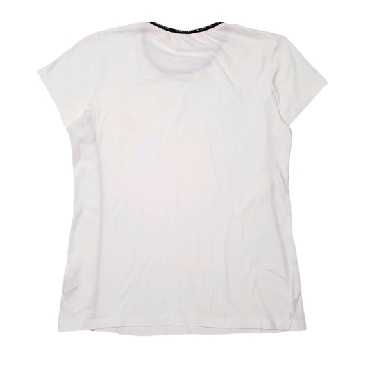 Womens White Lotto   T Shirt