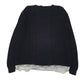 Mens Black Tommy Hilfiger Knit Crewneck Jumper