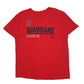 Mens Red Majestic Cleveland Guardians MLB Baseball Short Sleeve T Shirt